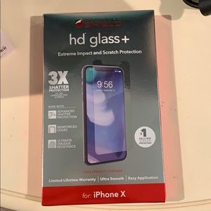 Invisible shield glass screen protector IPhone X